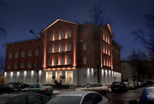 Освещение Разоработка проекта архитектурной подсветки здания МВД в Челябинске. - фото 1