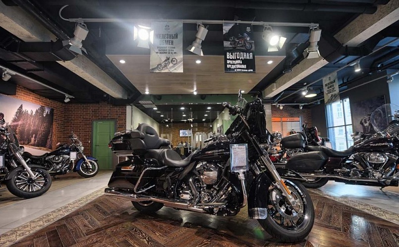 Салоны мотоциклов Harley Davidson - освещение рис.4